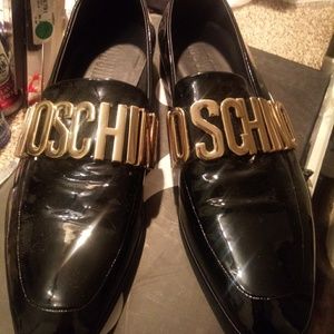 SHOES. MOSCHINO MENS designers label in box